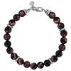 Online Gabriel & Co. Sterling Silver and 8mm Tiger Eye Beaded Bracelet