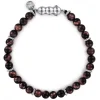 Clearance Gabriel & Co. 925 Sterling Silver and 6mm Tiger Eye Beads Bracelet