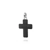 New Gabriel & Co. 925 Sterling Silver and Titanium Cross Pendant