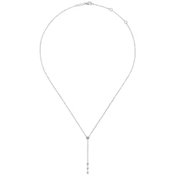 Outlet Gabriel & Co. 925 Sterling Silver Beaded Y Knots Necklace