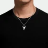 Online Gabriel & Co. 925 Sterling Silver Black Spinel Shark Tooth Pendant