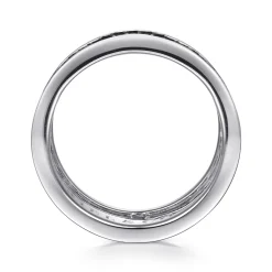 Gabriel & Co. 925 Sterling Silver Black Spinel Men's Fashion Ring