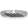 Best Gabriel & Co. 925 Sterling Silver Black Spinel Bangle