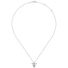 New Gabriel & Co. 925 Sterling Silver Blue Topaz Angel Pendant Necklace