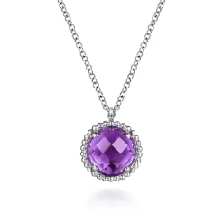 Clearance Gabriel & Co. 925 Sterling Silver Bujukan Amethyst Pendant Necklace