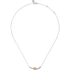 Clearance Gabriel & Co. 925 Sterling Silver Bujukan and Citrine Bypass Bar Necklace