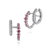 Outlet Gabriel & Co. 925 Sterling Silver Bujukan and Pink Tourmaline Stuggies Earrings