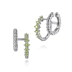 Discount Gabriel & Co. 925 Sterling Silver Bujukan and Peridot Stuggies Earrings