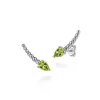 Best Gabriel & Co. 925 Sterling Silver Bujukan and Peridot Ear Climber Earrings