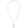 Clearance Gabriel & Co. 925 Sterling Silver Bujukan and White Sapphire Interlocking Pendant Necklace