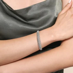 Clearance Gabriel & Co. 925 Sterling Silver Bujukan Bangle