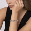 Gabriel & Co. 925 Sterling Silver Bujukan Beaded Link Chain Bracelet