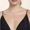 Sale Gabriel & Co. 925 Sterling Silver Bujukan Beads Cross Pendant Necklace
