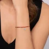 Online Gabriel & Co. 925 Sterling Silver Bujukan Blue Topaz Starburst and Red Agate Bracelet