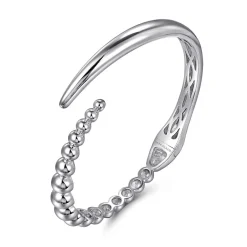 Online Gabriel & Co. 925 Sterling Silver Bujukan Bypass Bangle