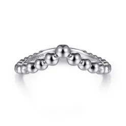 Discount Gabriel & Co. Sterling Silver Bujukan Chevron Ring