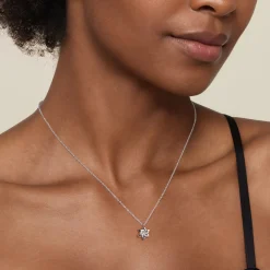Outlet Gabriel & Co. 925 Sterling Silver Bujukan Diamond Star Of David Pendant Necklace