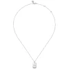 Outlet Gabriel & Co. 925 Sterling Silver Bujukan Dog Tag Paw Print Pendant Necklace