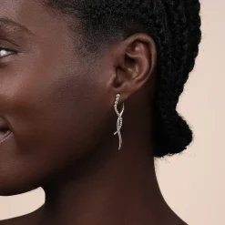 Hot Gabriel & Co. 925 Sterling Silver Bujukan Drop Earrings
