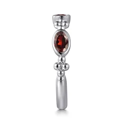 Outlet Gabriel & Co. 925 Sterling Silver Bujukan Garnet Fashion Ladies Ring
