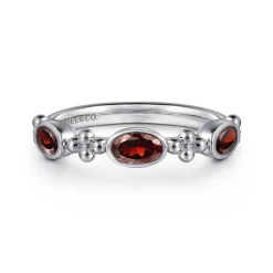 Outlet Gabriel & Co. 925 Sterling Silver Bujukan Garnet Fashion Ladies Ring