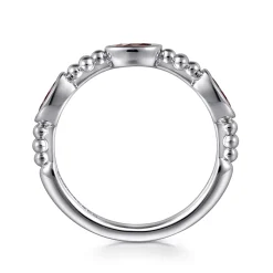 Outlet Gabriel & Co. 925 Sterling Silver Bujukan Garnet Fashion Ladies Ring