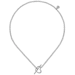 Gabriel & Co. 925 Sterling Silver Bujukan Heart Necklace