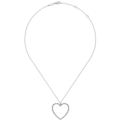 Best Gabriel & Co. 925 Sterling Silver Bujukan Heart Necklace