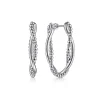 Discount Gabriel & Co. 925 Sterling Silver Bujukan Intricate 30mm Hoop Earrings