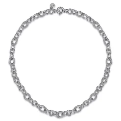Outlet Gabriel & Co. 925 Sterling Silver Bujukan Link Chain Necklace