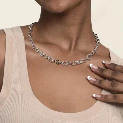 Outlet Gabriel & Co. 925 Sterling Silver Bujukan Link Chain Necklace