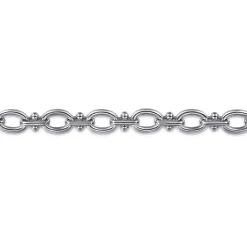 Outlet Gabriel & Co. 925 Sterling Silver Bujukan Link Chain Bracelet