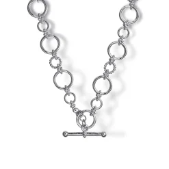 Clearance Gabriel & Co. 925 Sterling Silver Bujukan Link Necklace