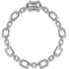 Hot Gabriel & Co. 925 Sterling Silver Bujukan Link Chain Bracelet