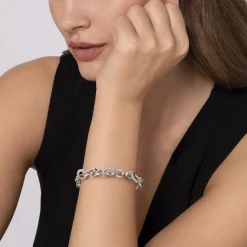 Best Gabriel & Co. 925 Sterling Silver Bujukan Link Chain Bracelet