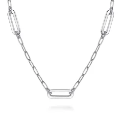 Outlet Gabriel & Co. 925 Sterling Silver Bujukan Link Chain Necklace