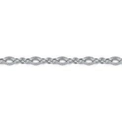 Best Gabriel & Co. 925 Sterling Silver Bujukan Link Chain Bracelet
