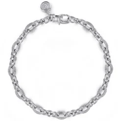 Best Gabriel & Co. 925 Sterling Silver Bujukan Link Chain Bracelet