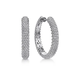 Online Gabriel & Co. 925 Sterling Silver Bujukan 30mm Classic Hoop Earrings