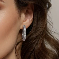 Online Gabriel & Co. 925 Sterling Silver Bujukan 30mm Classic Hoop Earrings