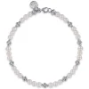 Sale Gabriel & Co. 925 Sterling Silver Bujukan Pearl Station Bracelet