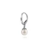 Sale Gabriel & Co. 925 Sterling Silver Bujukan Pearl Lever Back Drop Earrings