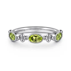 Outlet Gabriel & Co. 925 Sterling Silver Bujukan Peridot Fashion Ladies Ring