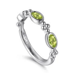 Outlet Gabriel & Co. 925 Sterling Silver Bujukan Peridot Fashion Ladies Ring
