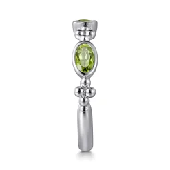 Outlet Gabriel & Co. 925 Sterling Silver Bujukan Peridot Fashion Ladies Ring