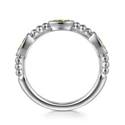 Outlet Gabriel & Co. 925 Sterling Silver Bujukan Peridot Fashion Ladies Ring
