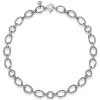 Gabriel & Co. 925 Sterling Silver Bujukan Station Link Chain Necklace