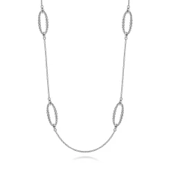Best Gabriel & Co. 925 Sterling Silver Bujukan Station Necklace