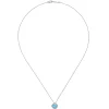 Clearance Gabriel & Co. 925 Sterling Silver Bujukan Swiss Blue Topaz Pendant Necklace