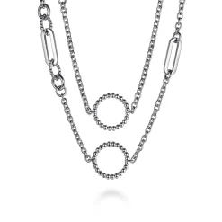 Best Gabriel & Co. 925 Sterling Silver Bujukan Transformable Layered Necklace